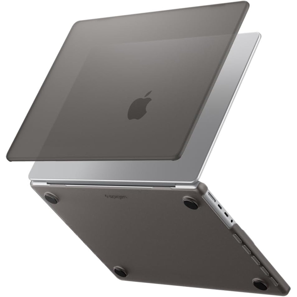 Etui Spigen Air Skin do MacBook Pro 14″ 2026-2021, przydymione matowe