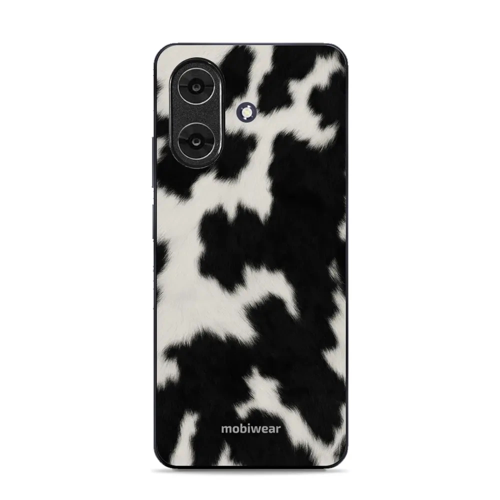 Etui ochronne do Realme Note 60, Mobiwear Glossy Case, krowie futerko