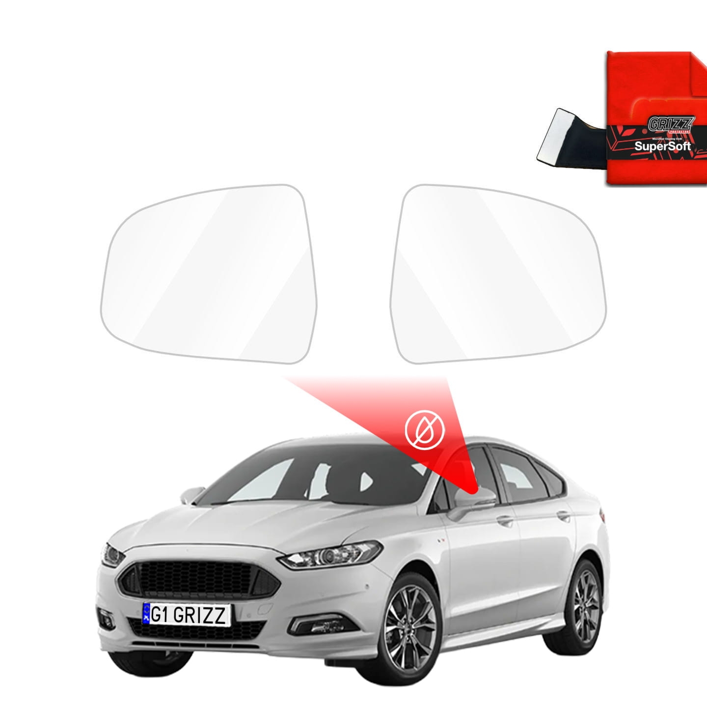 Folia przeciwdeszczowa Grizz Protector na lusterka do Ford Mondeo 5 (2014-2019)