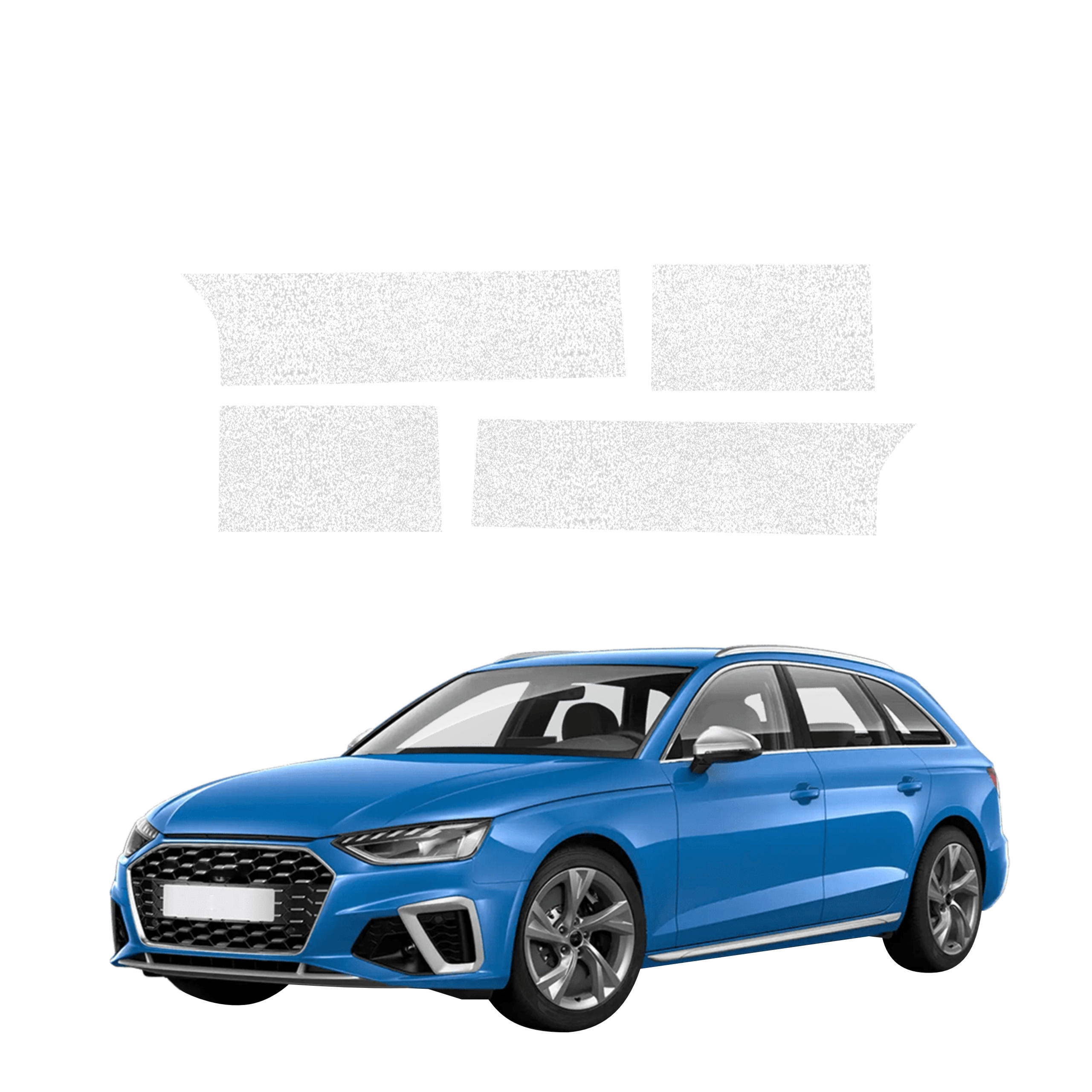4w1 Biała powłoka techniczna Grizz Protector na progi Audi A4 Avant (2019-2024)