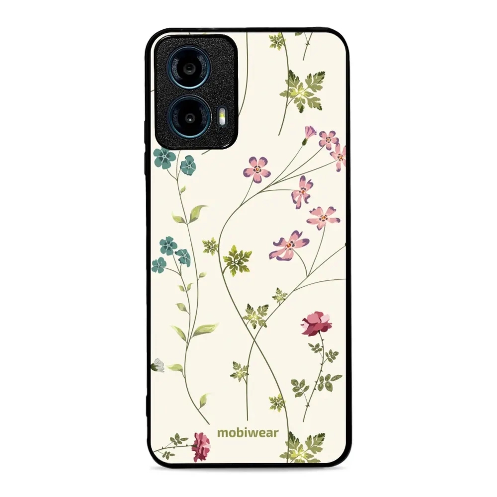 Etui ochronne do Motorola Moto G34 5G, Mobiwear Glossy Case, sielski kwiat