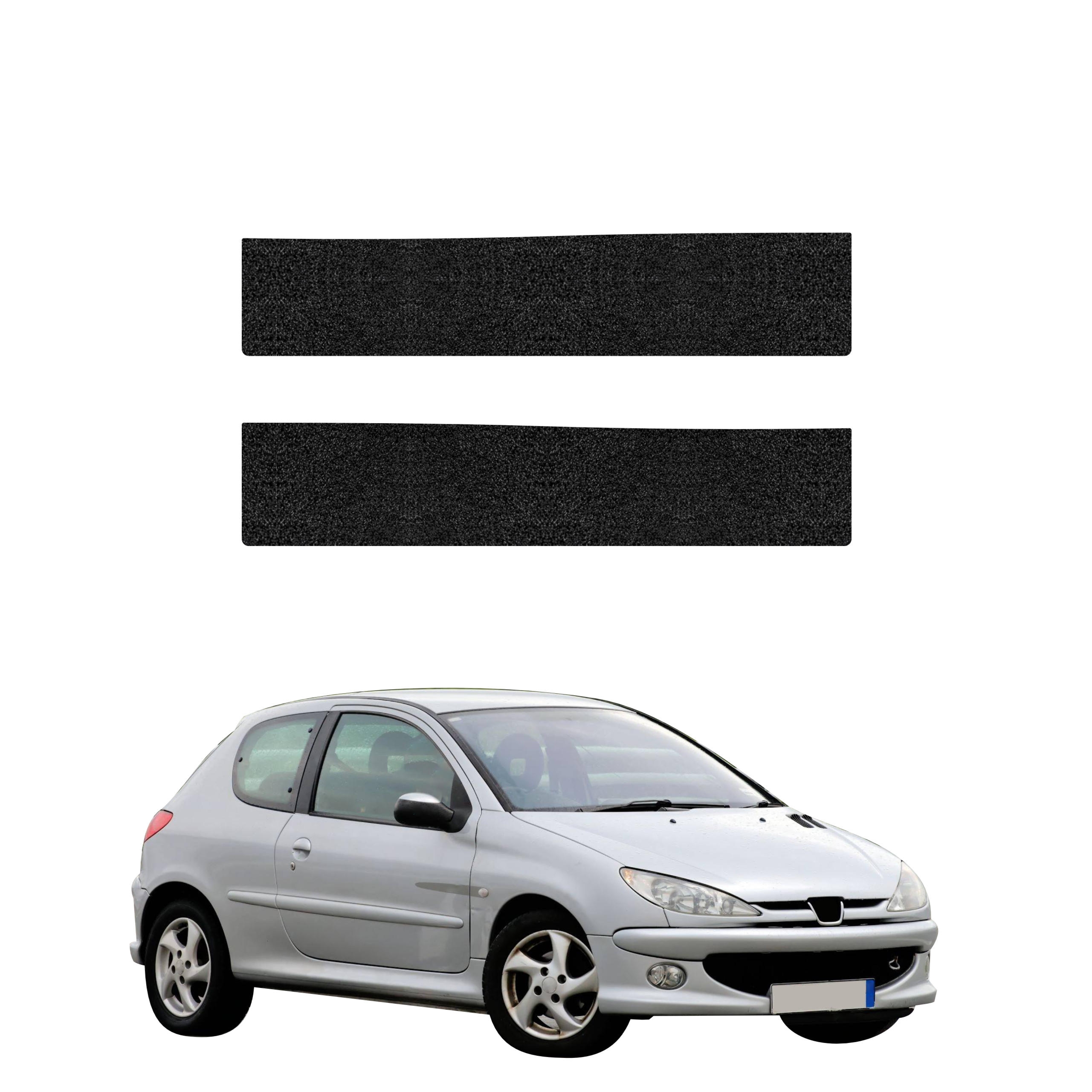 2w1 Czarna powłoka techniczna Grizz Protector na progi Peugeot 206 (1998-2009)