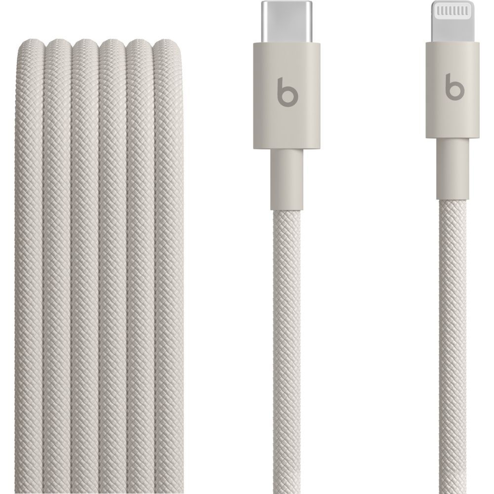 Kabel Apple Beats Woven Cable USB-C do Lightning, PD, 1,5 m, beżowy