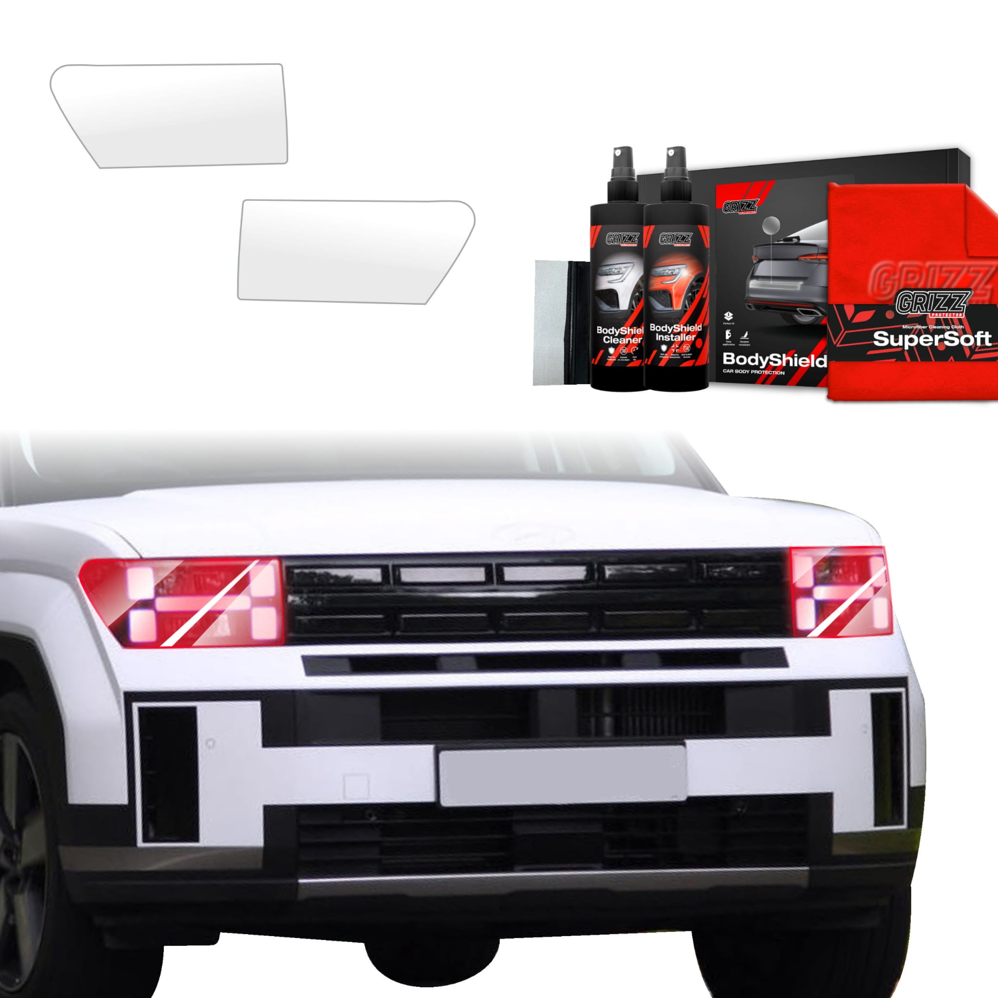 2w1 Folia ochronna Grizz Protector na lampy do Hyundai Santa Fe (2023-2026)