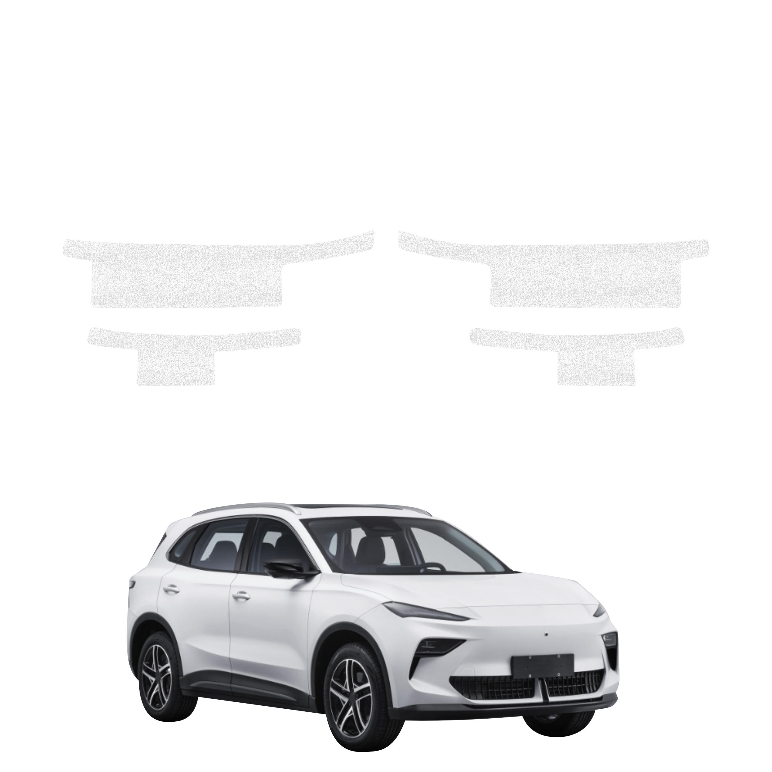 4w1 Biała powłoka techniczna Grizz Protector na progi MG S5 EV (2025-2026)