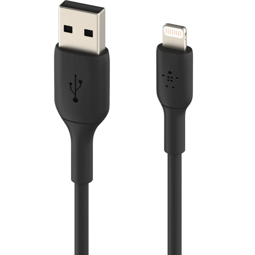 Image of Kabel Belkin Boost Charge PVC MFi USB-A do Lightning 1m, czarny