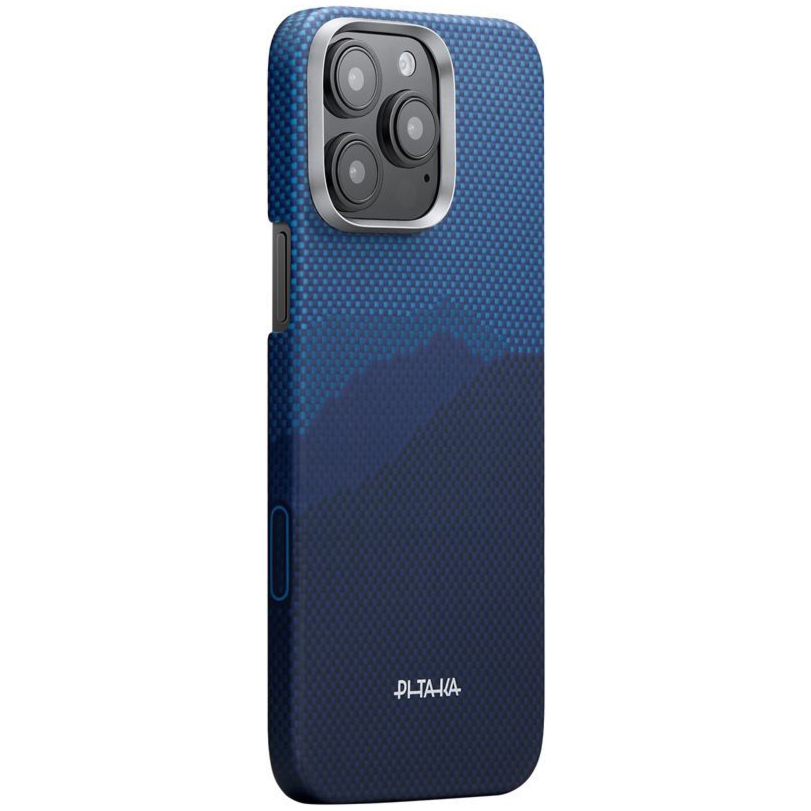 Etui aramidowe Pitaka Ultra-Slim Case PitaTap do MagSafe, do iPhone 16 Pro Max, niebieskie ombre