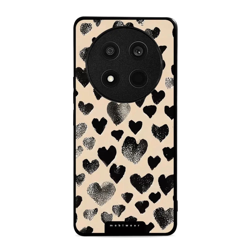 Etui ochronne do Honor Magic7 Lite, Mobiwear Glossy Case, beżowa miłość