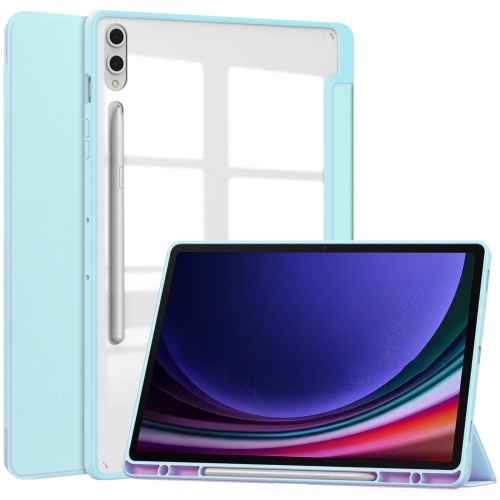 Image of Etui Bizon Case Tab Clear Matt do Galaxy Tab S10 Plus / S9 Plus, błękitne