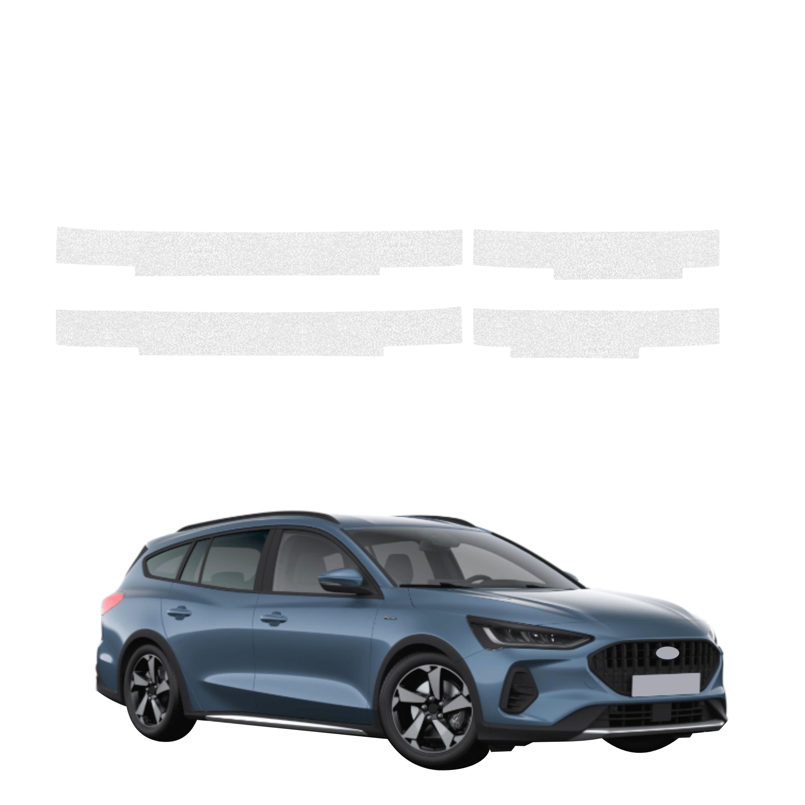 4w1 Bezbarwna powłoka techniczna Grizz Protector na progi Ford Focus Active X Kombi Facelift (2021-2025)