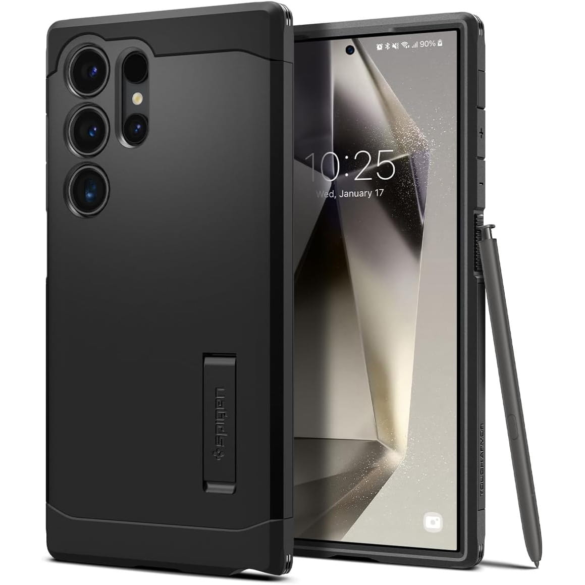 Image of Etui Spigen Tough Armor do Galaxy S24 Ultra, czarne