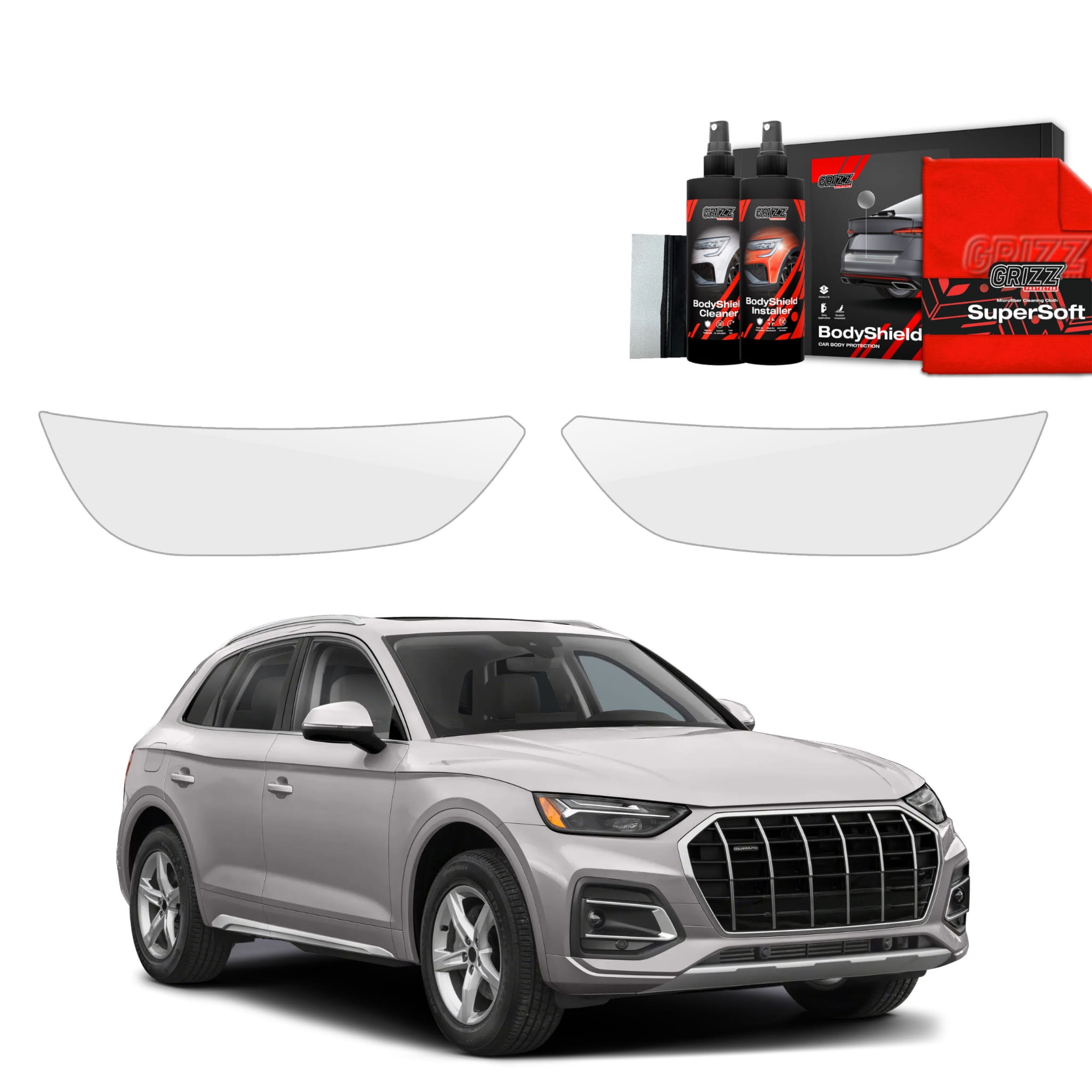 2w1 Folia ochronna na lampy Grizz Protector do Audi Q5 (2020-2025)