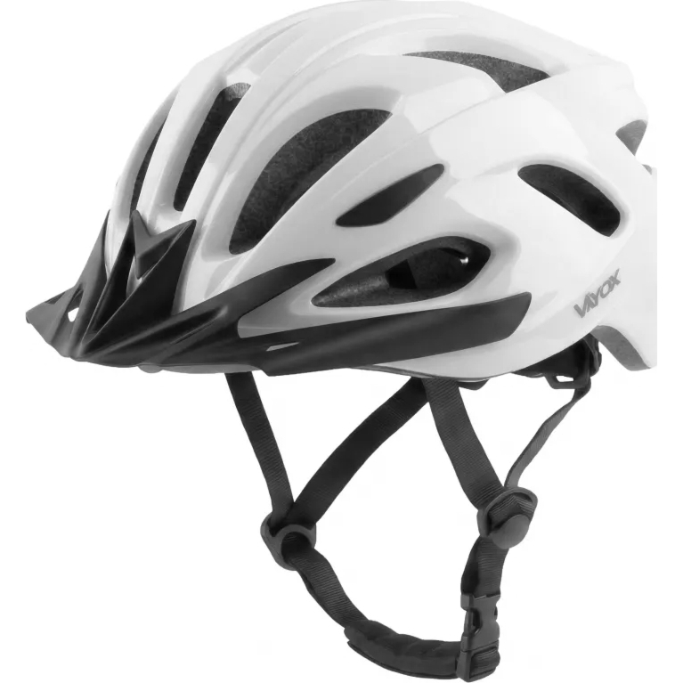 Kask rowerowy Vayox Speed 55-61 cm, Rozmiar L, biały połysk