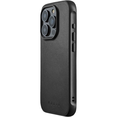 Image of Etui Mujjo Shield Case z MagSafe do iPhone 15 Pro, czarne