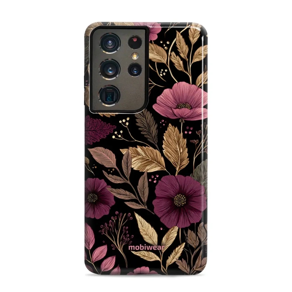 Etui ochronne do Galaxy S21 Ultra, Mobiwear Elite Pro, jesień glamour