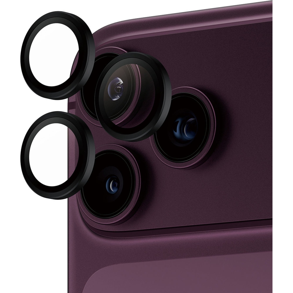 Szkło hartowane na aparat z aplikatorem PanzerGlass Hoops do iPhone 18 Pro Max / 18 Pro, czarne