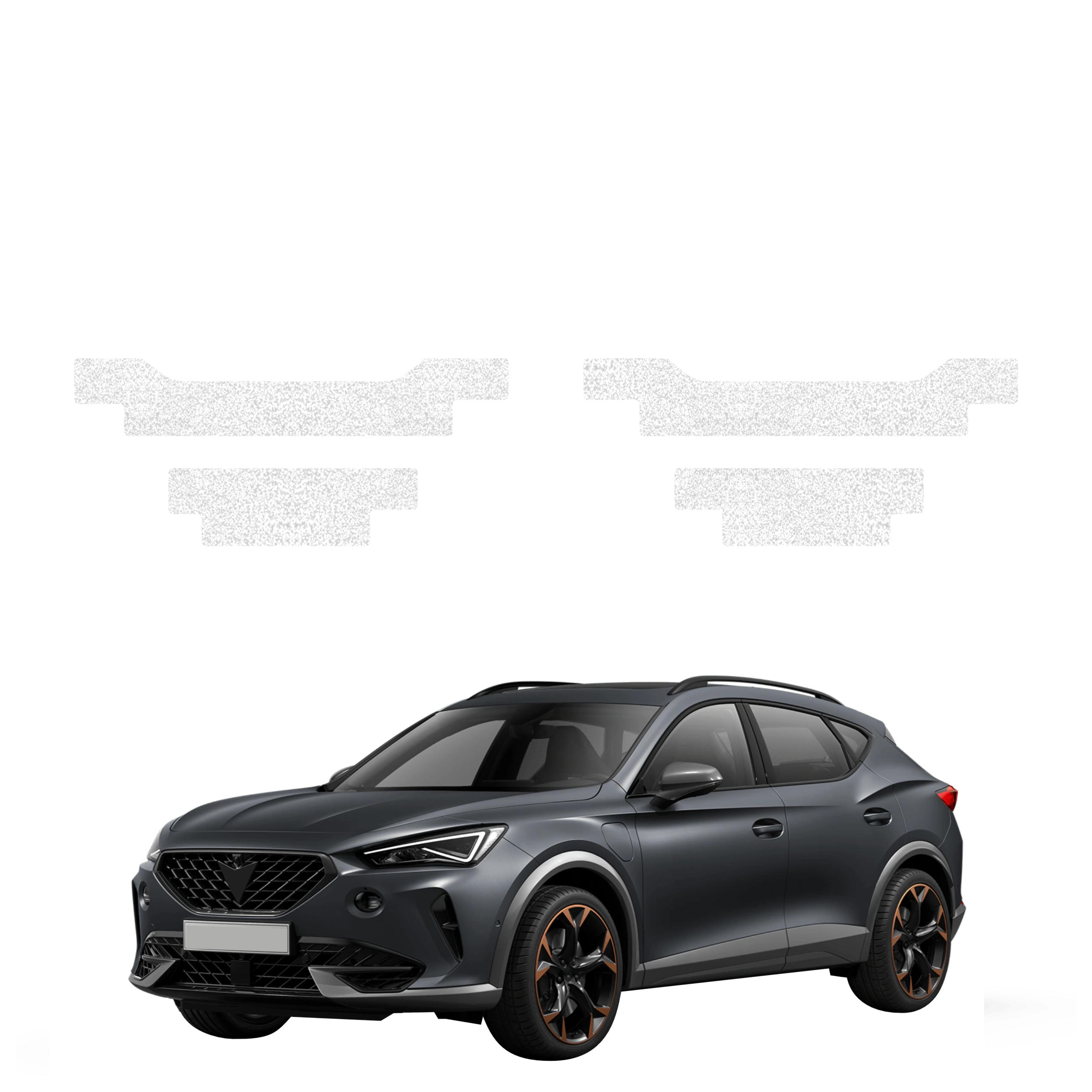 4w1 Biała powłoka techniczna Grizz Protector na progi Cupra Formentor (2020-2024)