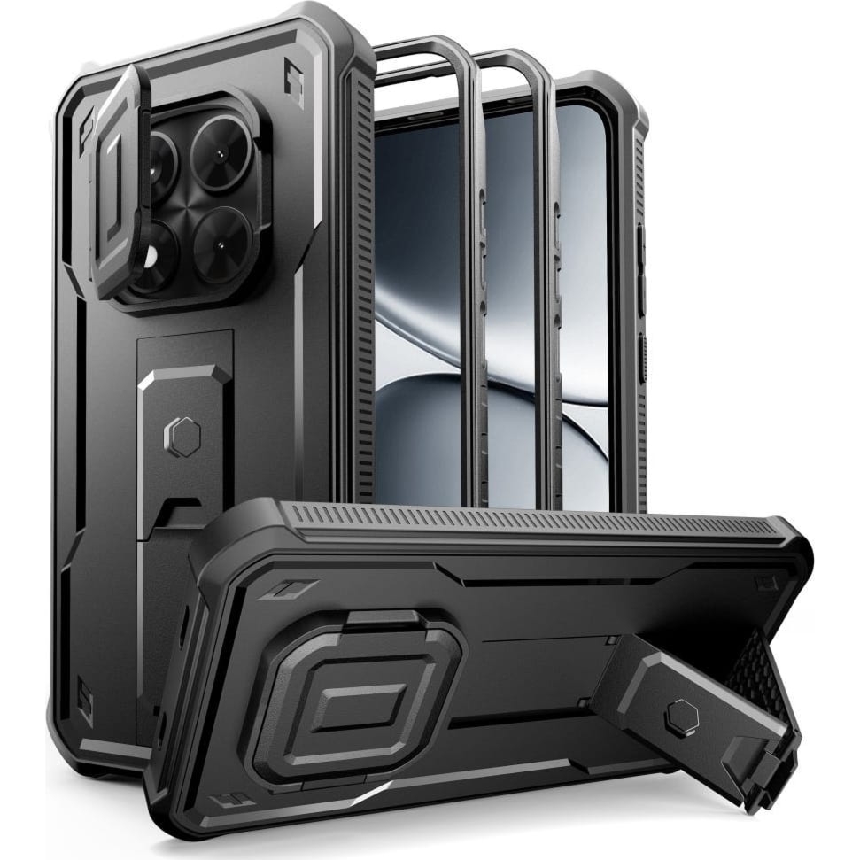 OUTLET: Etui pancerne Tech-Protect Kevlar Cam+ 2-Set do Xiaomi Redmi Note 15 Pro 5G, czarne