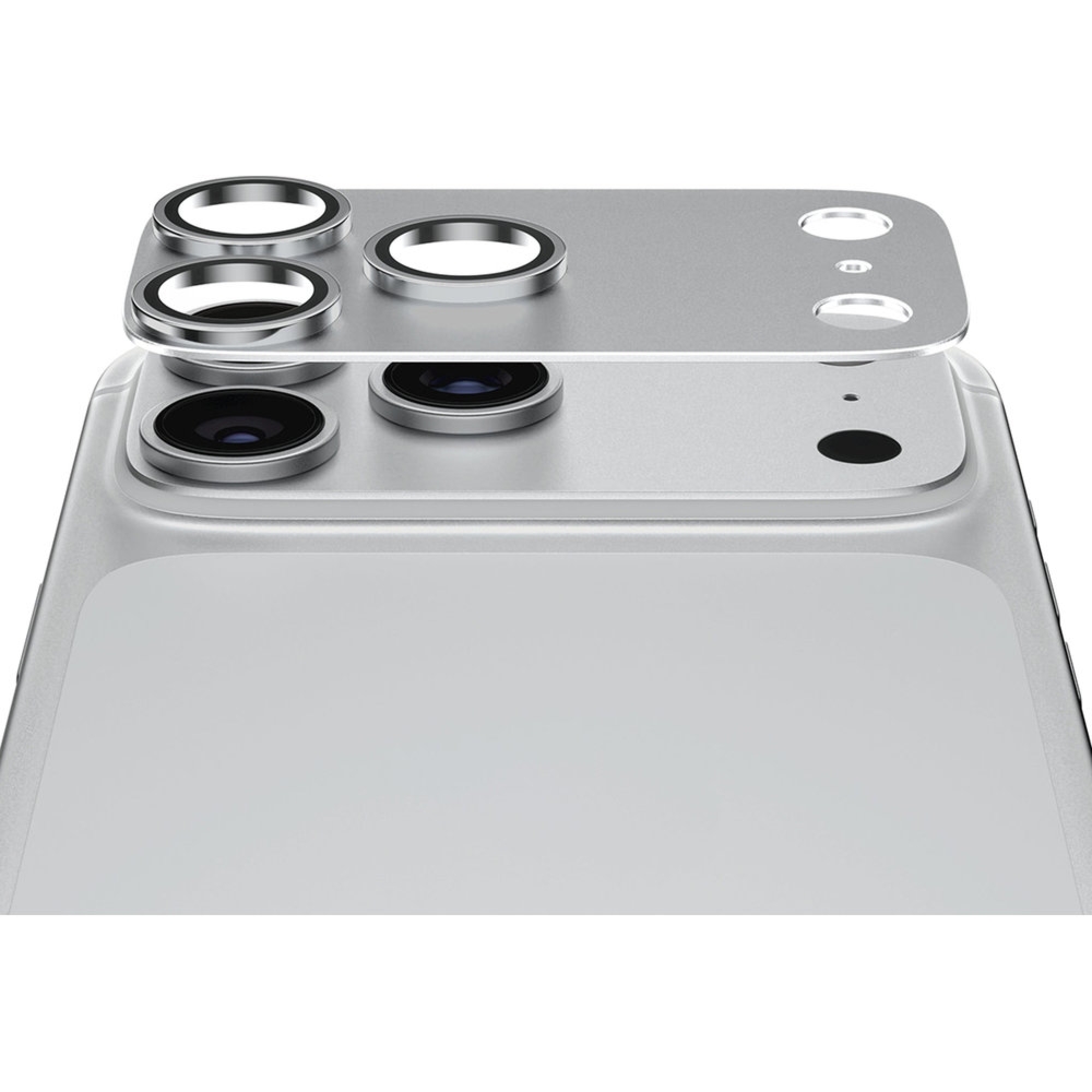 Szkło hartowane na aparat PanzerGlass Fender Camera Protector do iPhone 18 Pro Max, srebrne