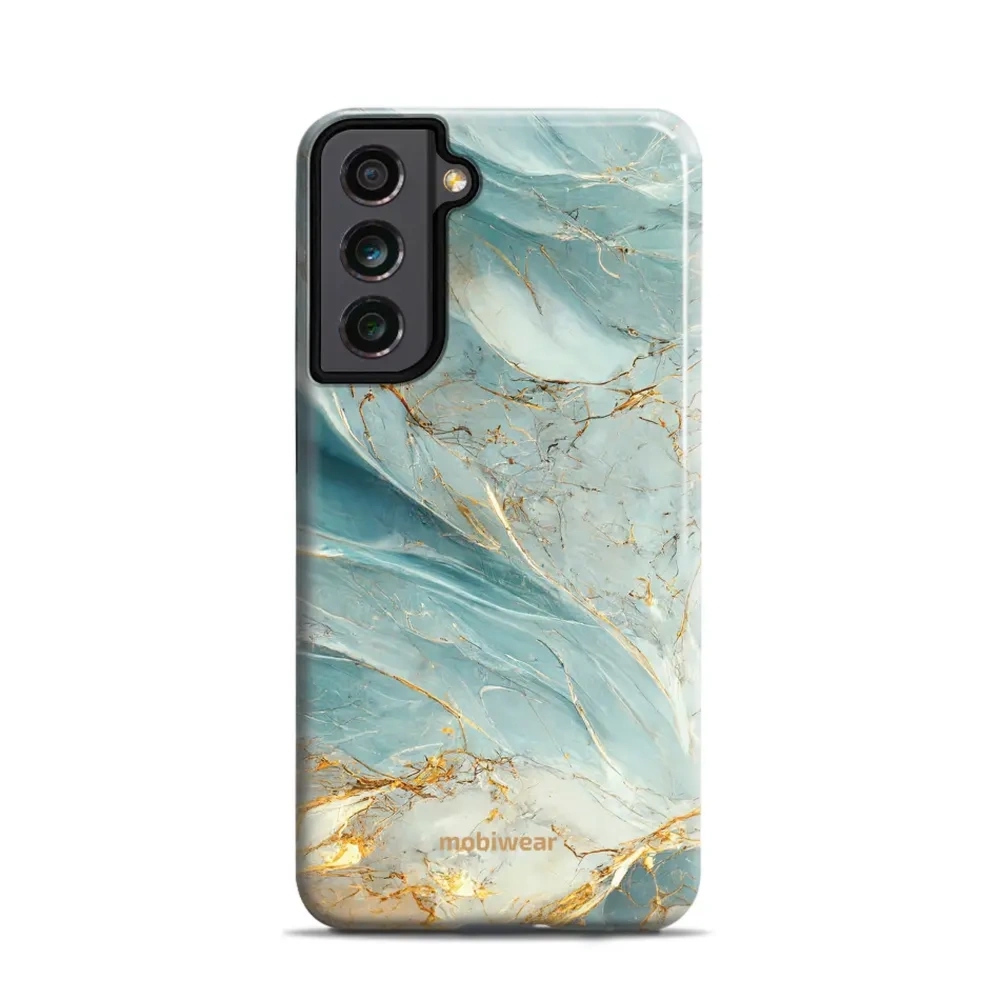 Etui ochronne do Galaxy S21 FE, Mobiwear Elite Pro, żyła lazuru