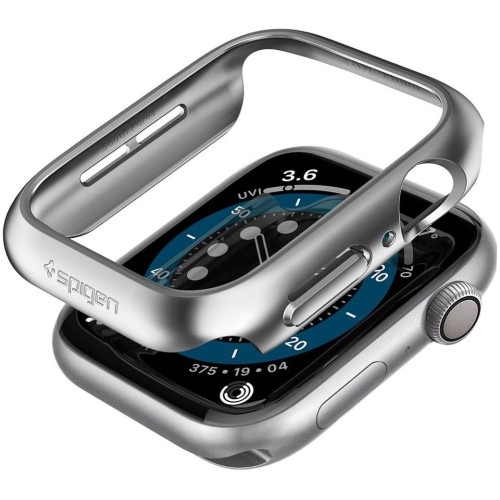 Image of Etui Spigen Thin Fit Apple Watch SE / SE 2022 / 6 / 5 / 4 - 44mm, grafitowe