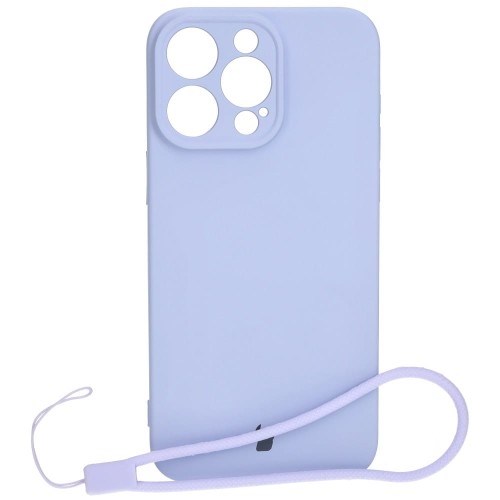 Image of Etui Bizon Case Silicone do iPhone 15 Pro Max, jasnofioletowe