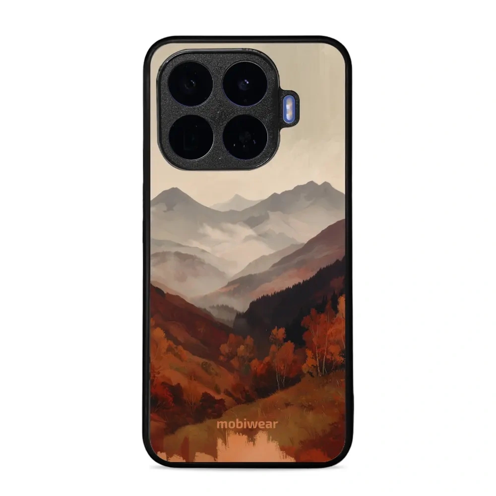 Etui ochronne do Xiaomi 17T Pro, Mobiwear Glossy Case, mglista dolina w górach