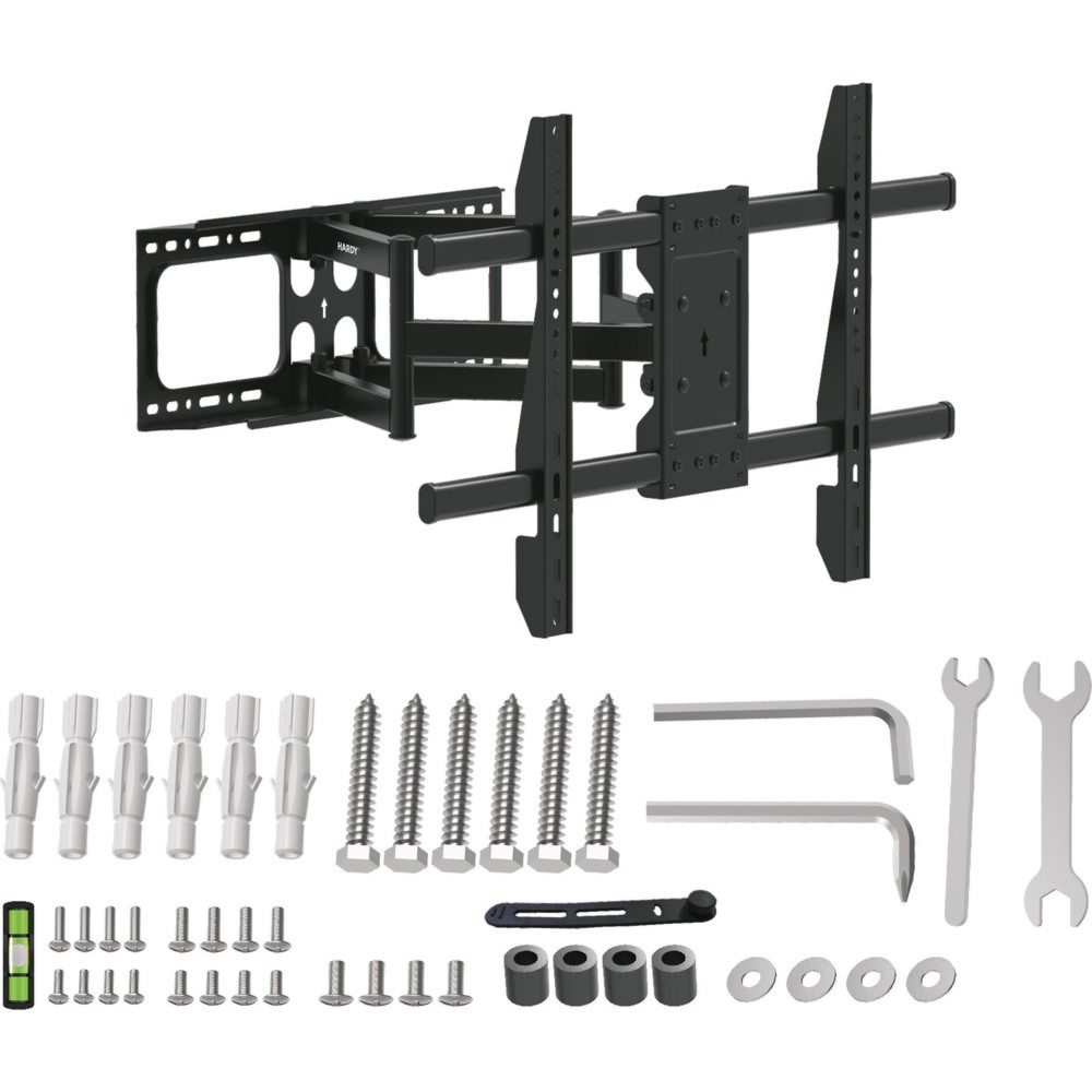 Uchwyt ścienny 3mk Hardy StableMount 75 do telewizora / monitora 55–90″ z VESA, czarny