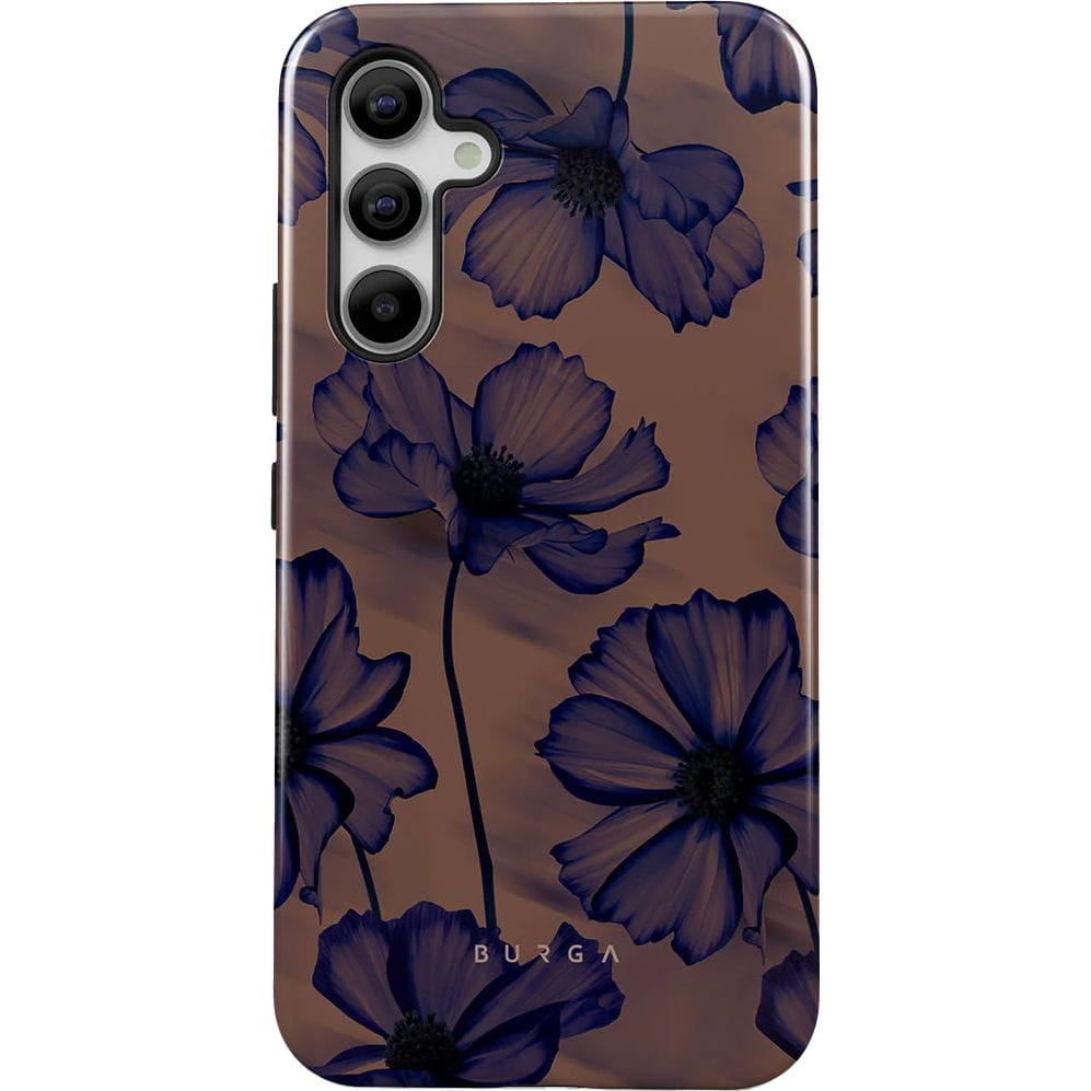 Image of Etui Burga Velvet Night Tough do Galaxy A55, brązowo-granatowe