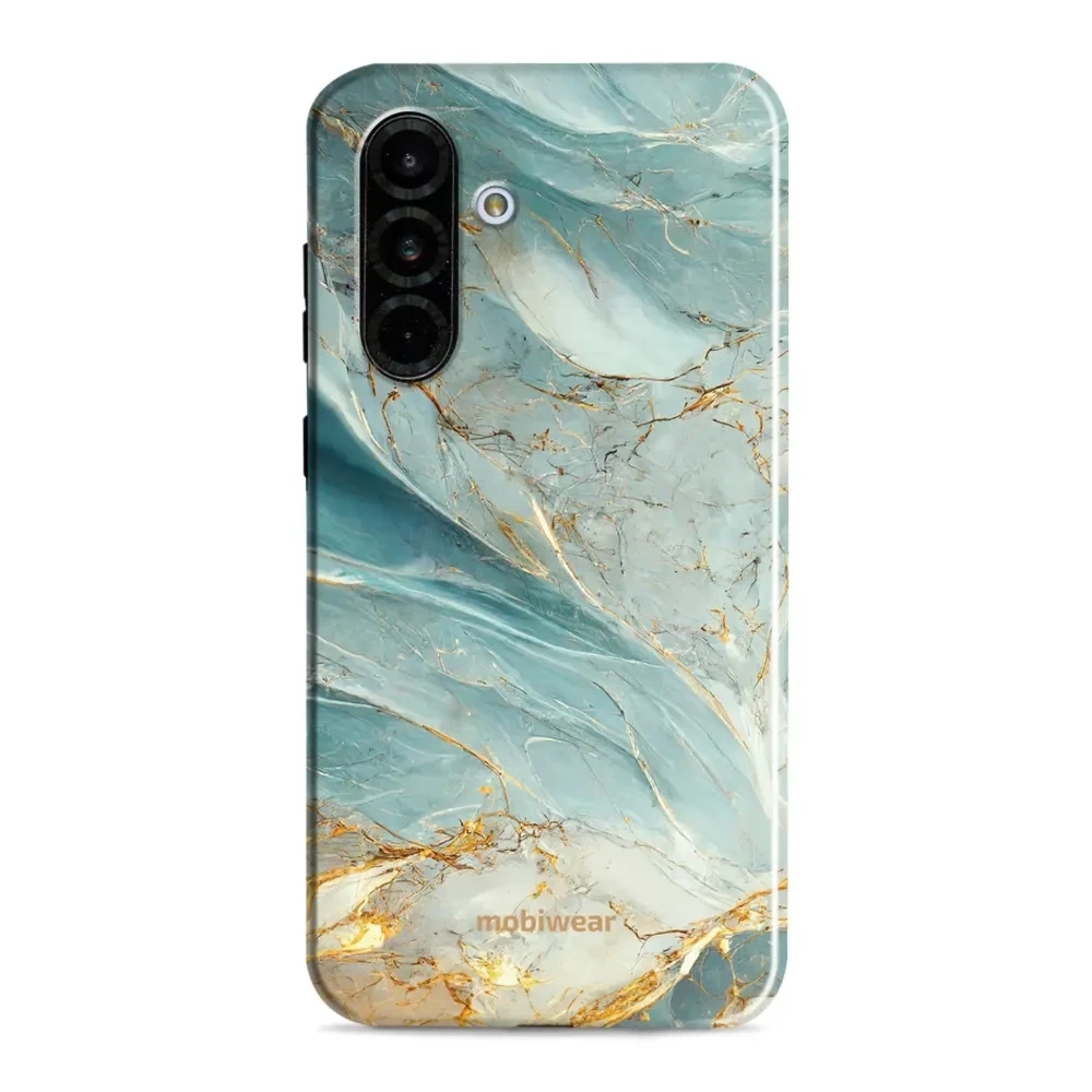 Etui ochronne do Galaxy A36 5G, Mobiwear Elite Pro, żyła lazuru