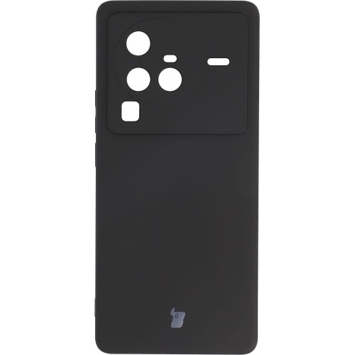 Image of Etui Bizon Case Silicone Sq do Vivo X80 Pro, czarne