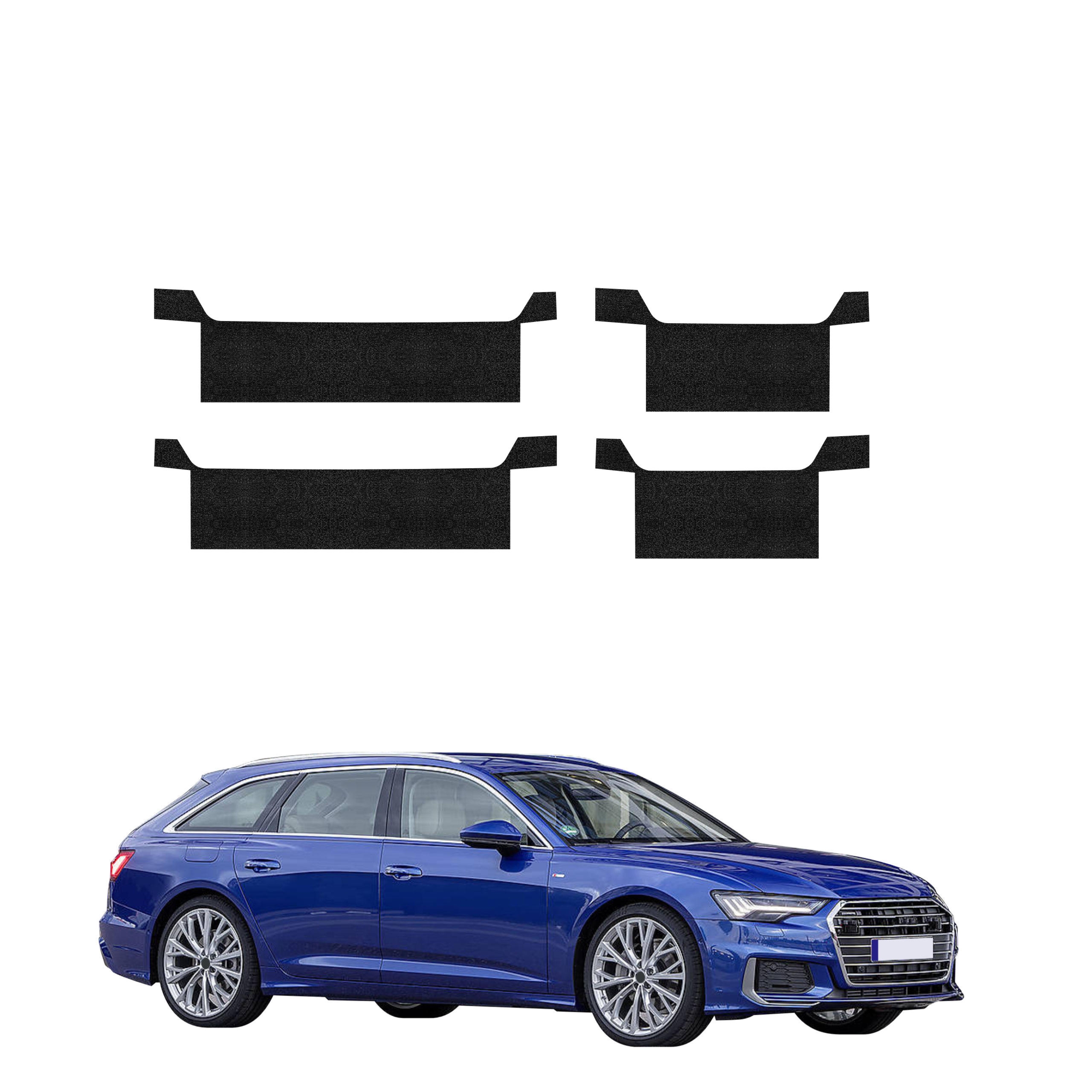 4w1 Czarna powłoka techniczna Grizz Protector na progi Audi A6 C8 Kombi (2018-2023)