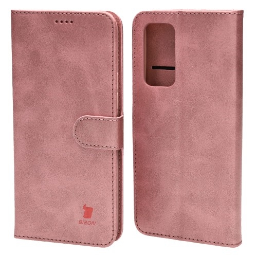 Image of Etui Bizon Case Wallet do Xiaomi 12 Lite, jasnoróżowe