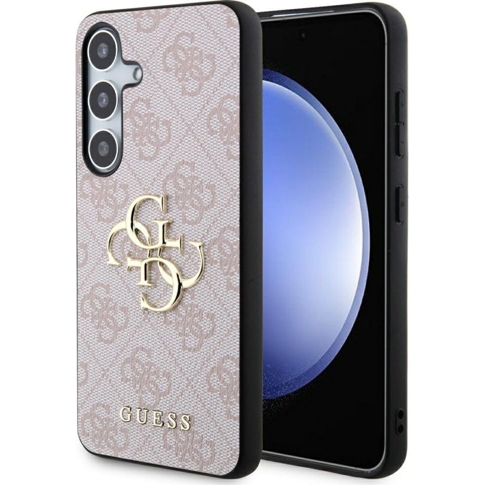 OUTLET: Etui Guess 4G Big Metal Logo do Galaxy S24, różowe