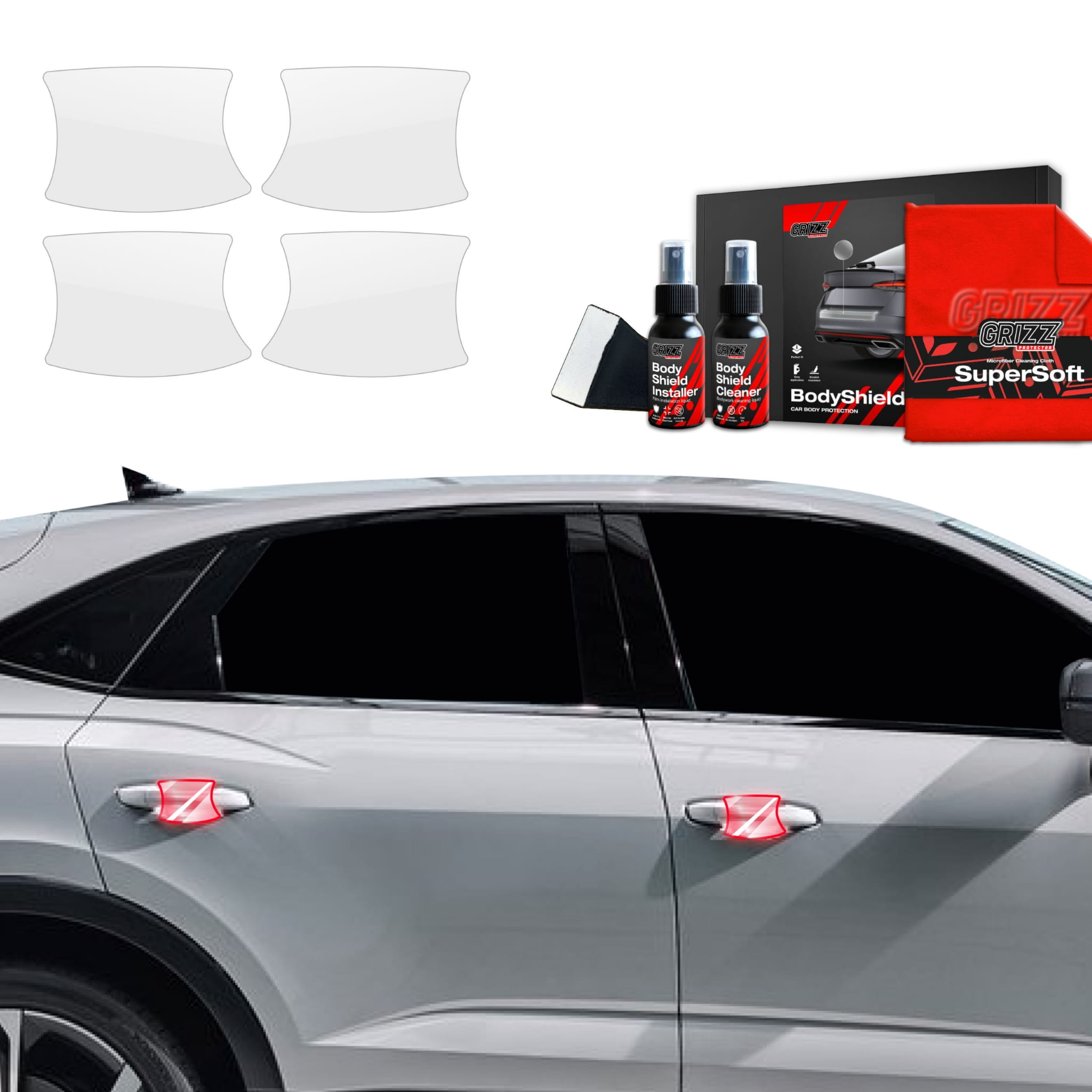 4w1 Folia ochronna pod klamki Grizz Protector do Audi Q3 Sportback (2018-2025)