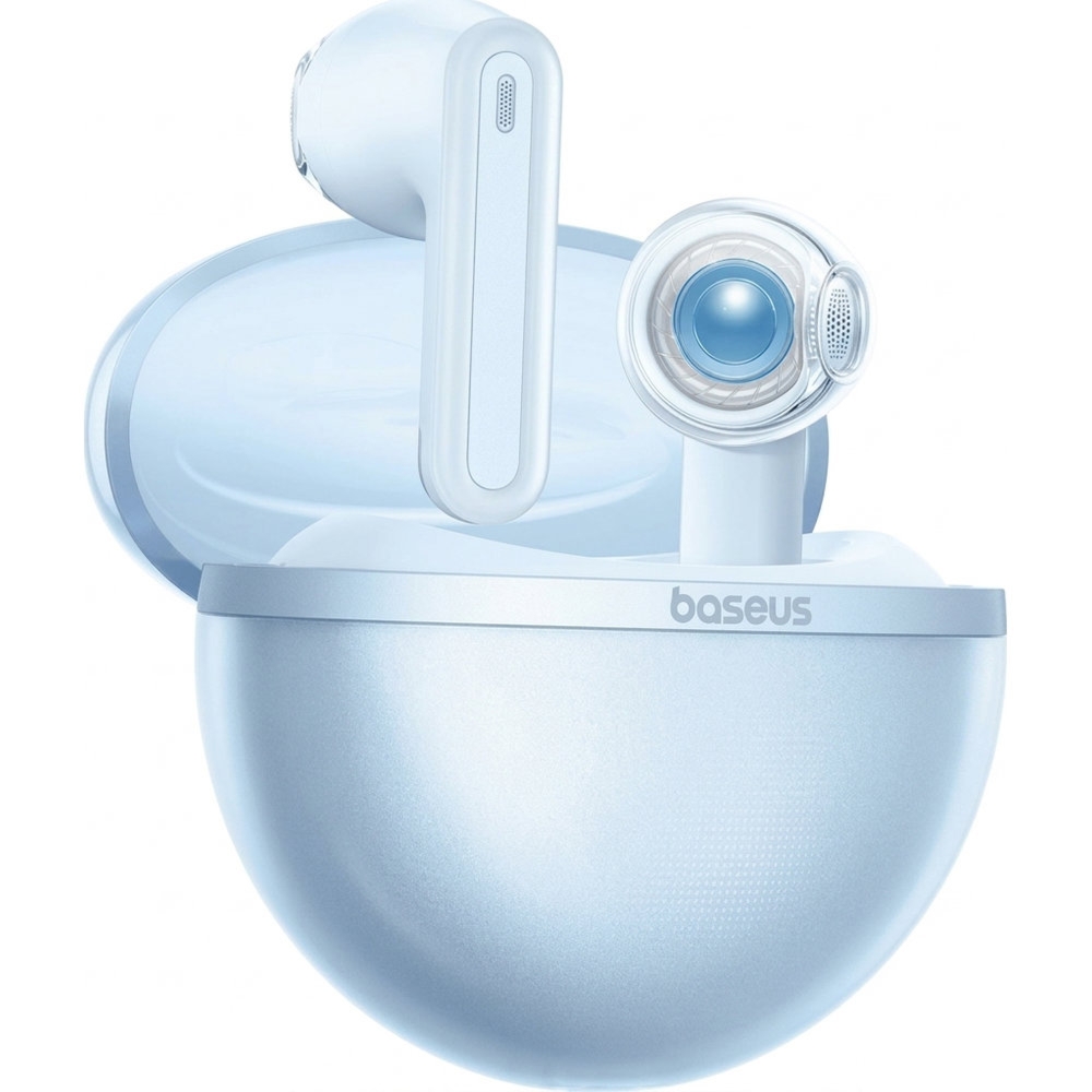 Słuchawki douszne bezprzewodowe Baseus Bowie E5, TWS, Bluetooth 5.3, przydymione-błękitne