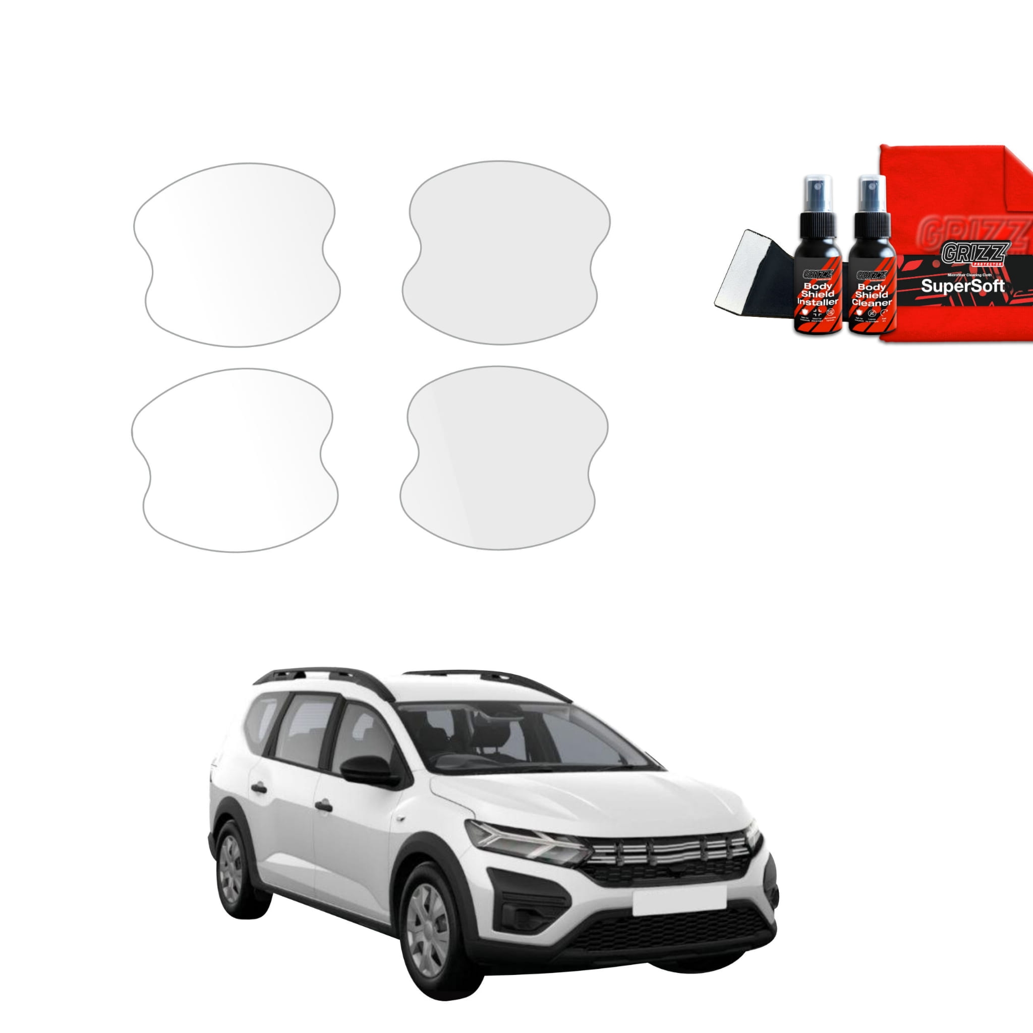 4w1 Folia ochronna Grizz Protector pod klamki do Dacia Jogger (2022-2026)