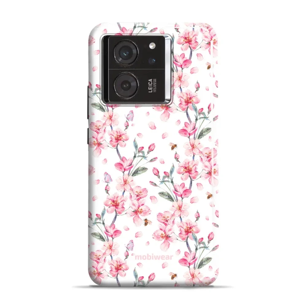 Etui ochronne do Xiaomi 13T, Mobiwear Elite Pro, japoński bukiet