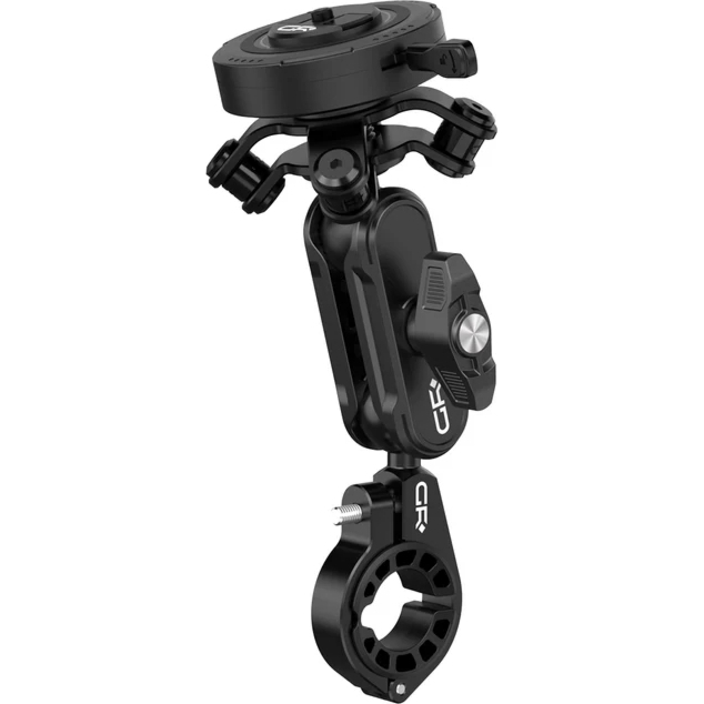 Uchwyt rowerowy/motocyklowy do telefonu na kierownice GRXPLORE GR-MT6 Quick Mount 360°, czarny