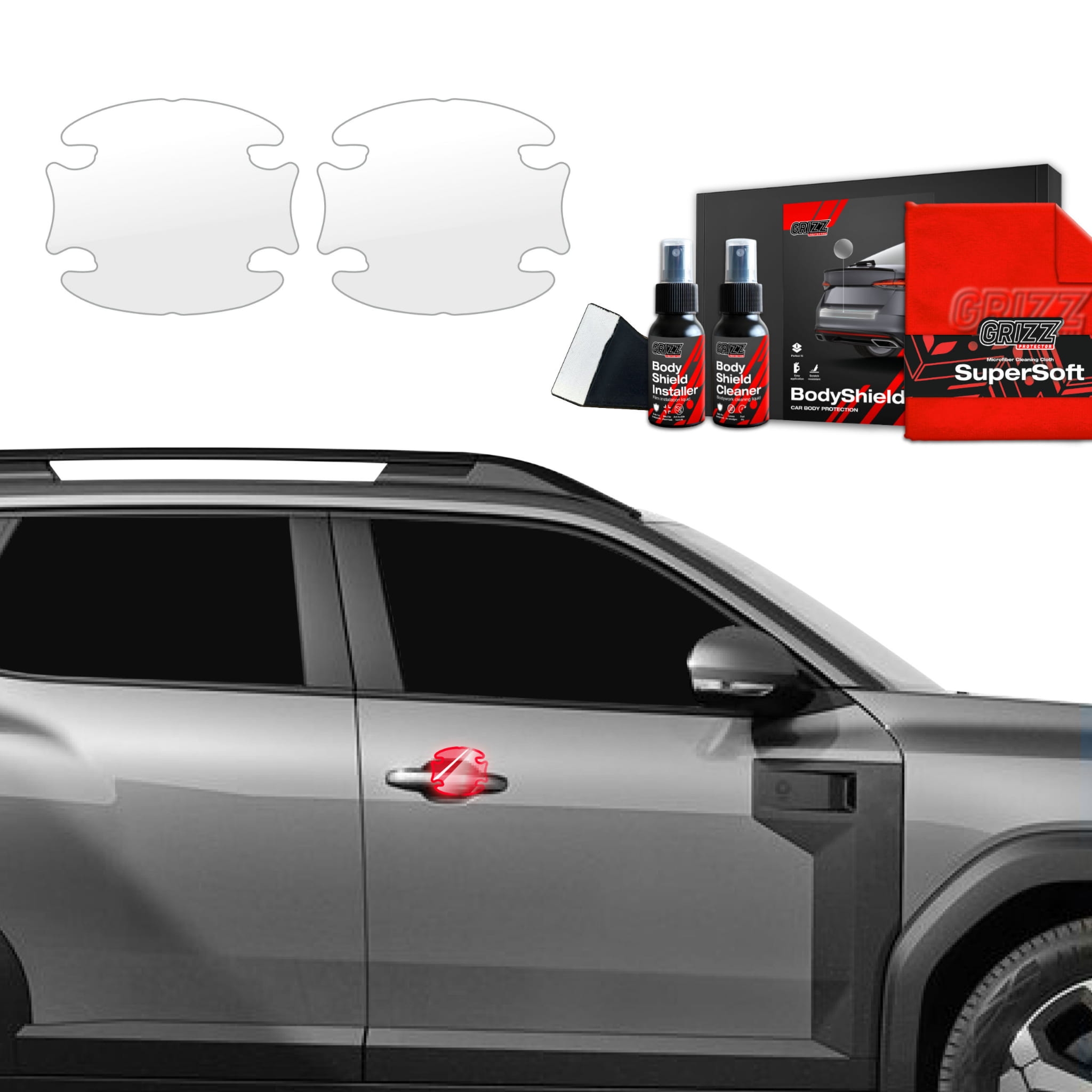 2w1 Folia ochronna Grizz Protector pod klamki do Dacia Duster (2024-2026)
