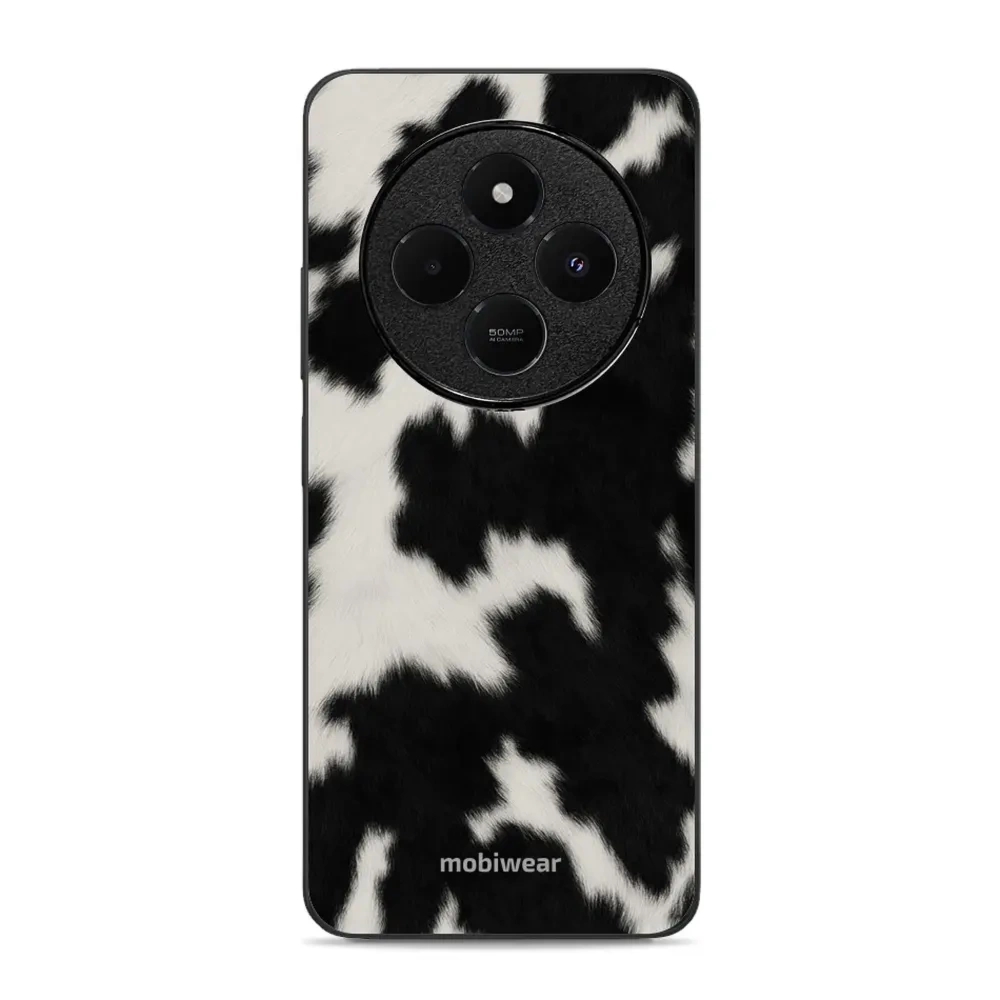 Etui ochronne do Xiaomi Redmi 14C 4G, Mobiwear Glossy Case, krowie futerko