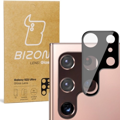 Image of Szkło na aparat Bizon Glass Lens dla Galaxy S22 Ultra, 2 sztuki