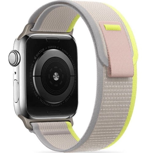 Image of Pasek Tech Protect Nylon do Apple Watch 49/45/44/42 mm, beżowy