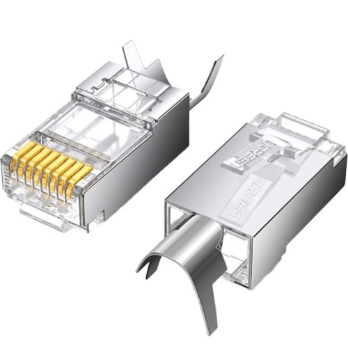 Image of Wtyk, końcówka modularna RJ45 Ugreen Cat. 7 / 6A 8P8C, 10 sztuk