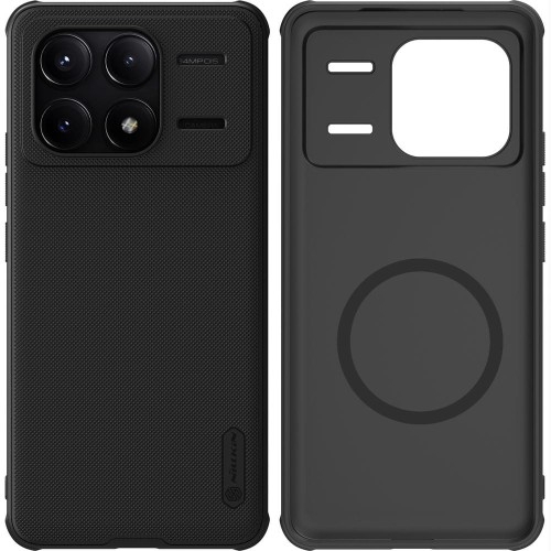 Image of Etui Nillkin Super Frosted Shield Pro Magnetic do Xiaomi Poco F6 Pro / Redmi K70 / K70 Pro, czarne