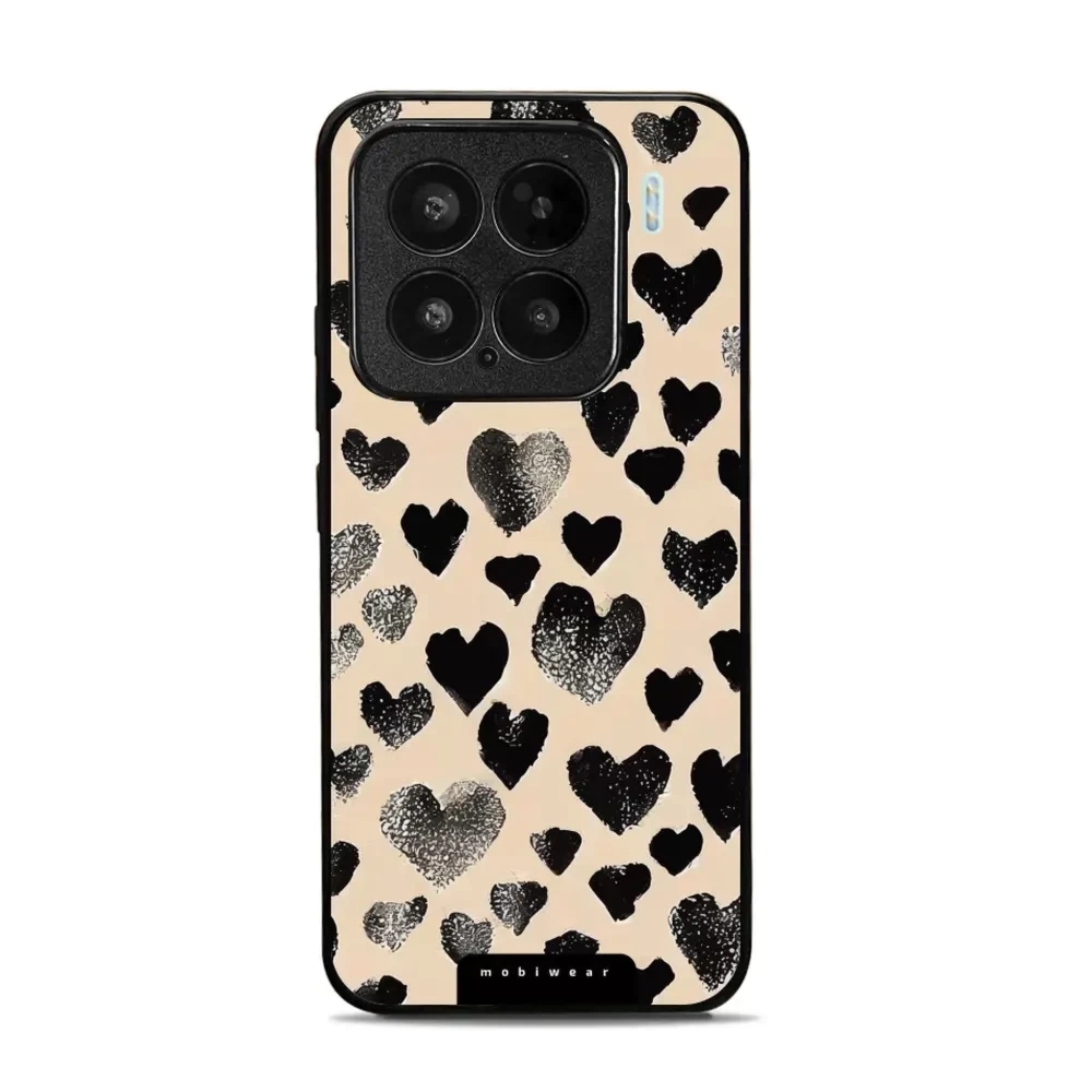 Etui ochronne do Xiaomi 15, Mobiwear Glossy Case, beżowa miłość
