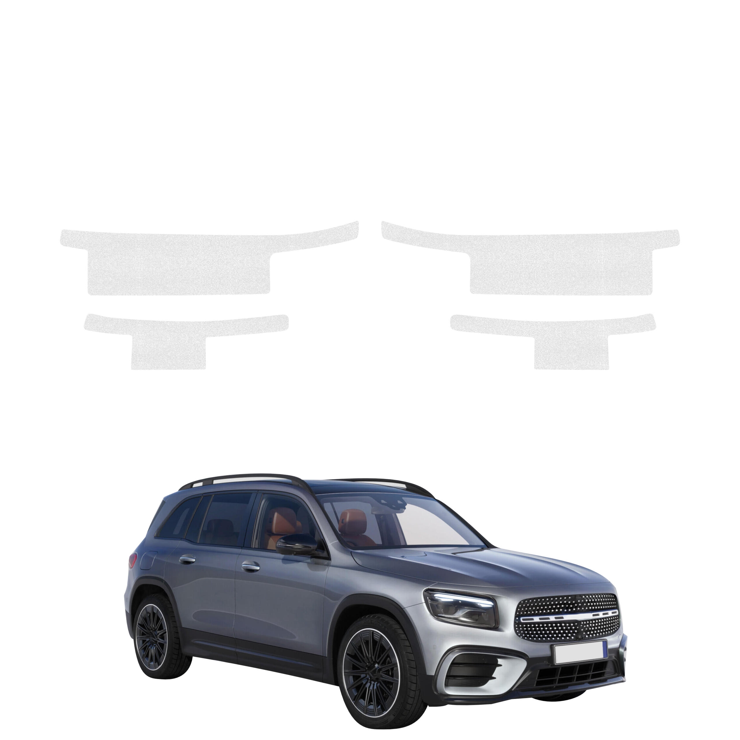 4w1 Bezbarwna powłoka techniczna Grizz Protector na progi Mercedes GLB 200 (2023-2026)