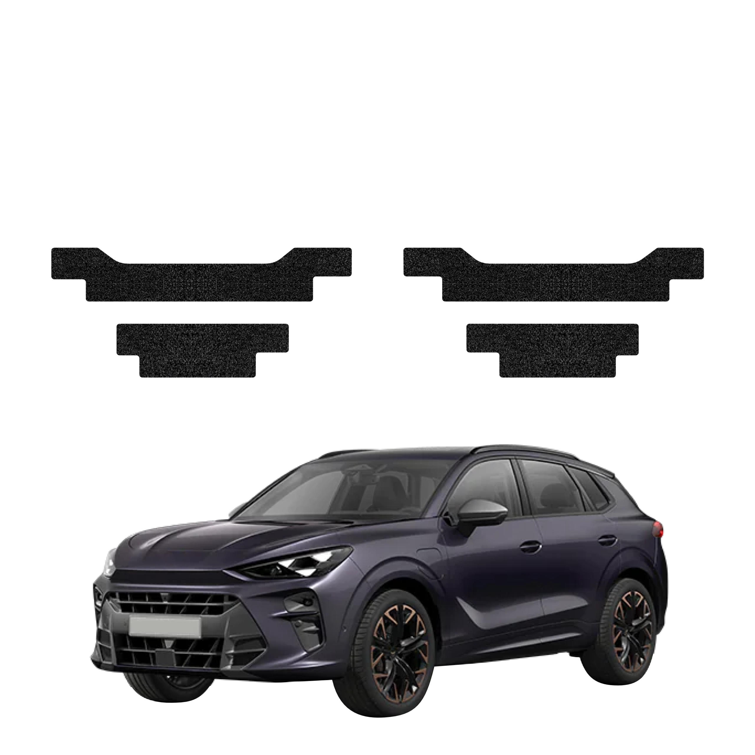 4w1 Czarna powłoka techniczna Grizz Protector na progi Cupra Terramar (2024-2026)