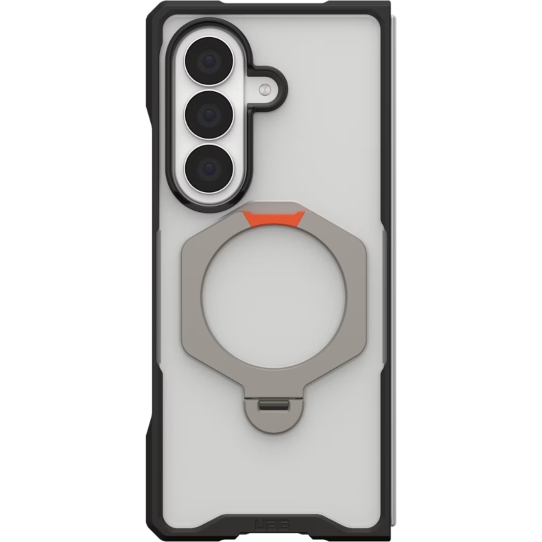 Etui Urban Armor Gear Mouve XTE do MagSafe do Galaxy Z Fold8 Ultra, przezroczyste z czarną ramką