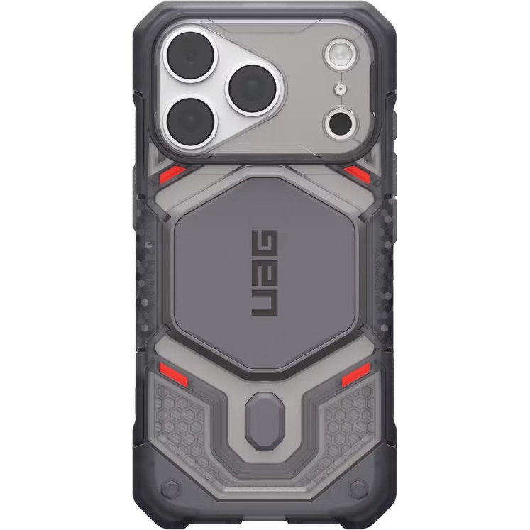 OUTLET: Etui pancerne UAG Monarch Pro do MagSafe do iPhone 18 Pro / 17 Pro, przydymione-szare
